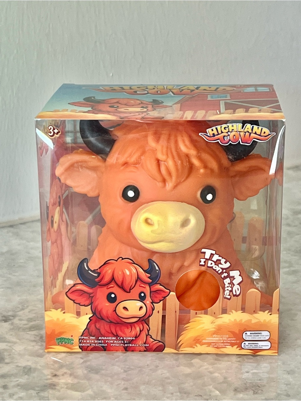 Highland Cow Squishy Toy
